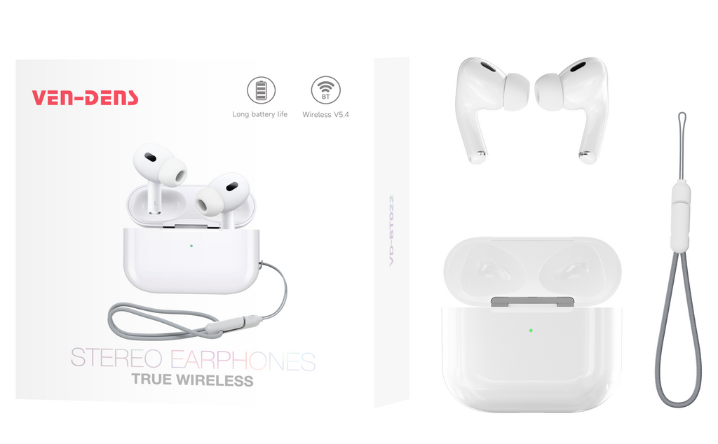 Lightweight Wireless Earbuds Bluetooth 5.4 in Ear Built-in Microphone