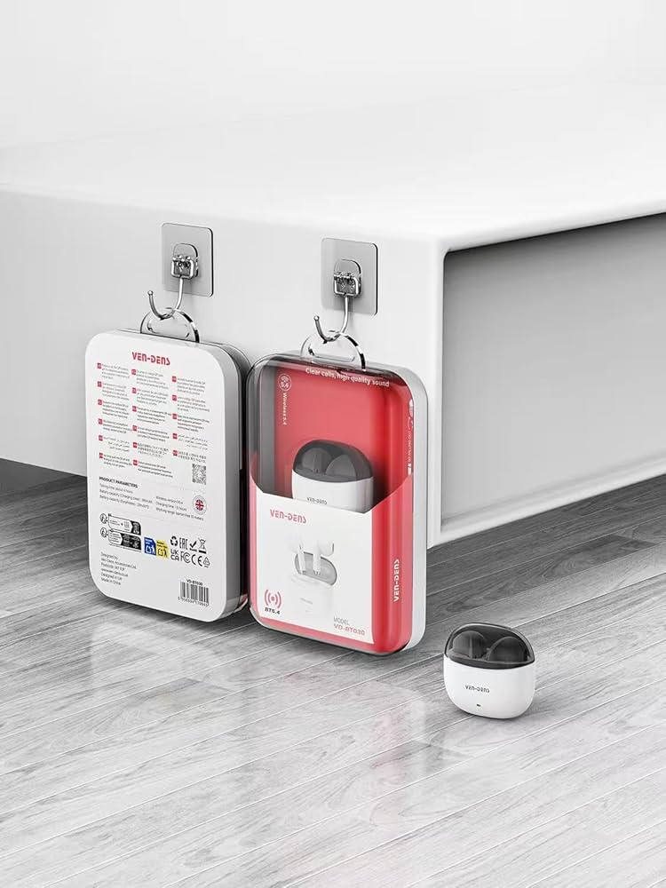 Ven-Dens VD-BT030 True Wireless Stereo Earphones Bluetooth 5.4 Earbuds (Black)